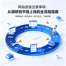网站改版注意事项：从调研到平稳上线的全流程指南